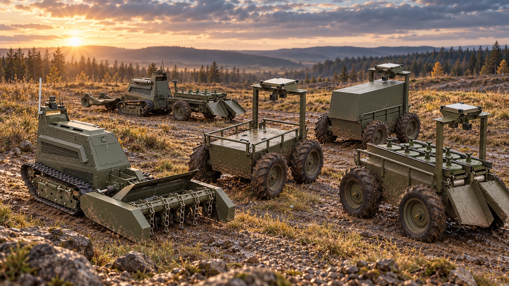 Milmech Systems unmanned ground vehicles